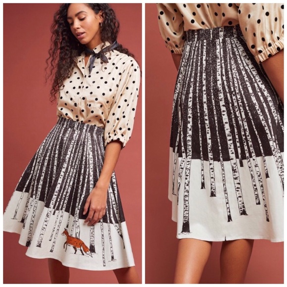 Anthropologie fox skirt Clearance